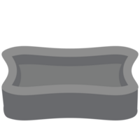 Clean cigarette ash disposal ashtray png