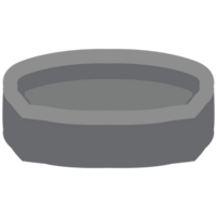 Clean cigarette ash disposal ashtray png