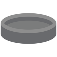 Clean cigarette ash disposal ashtray png