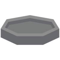 Clean cigarette ash disposal ashtray png