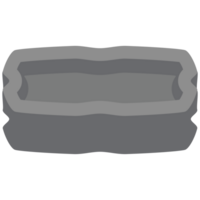 Clean cigarette ash disposal ashtray png