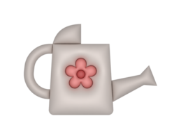 3d Watering Can Gardening Tool png