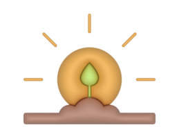 3d illuminazione diurna pianta crescita png