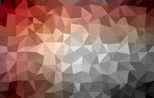 abstract background with red, white and grey triangles vector