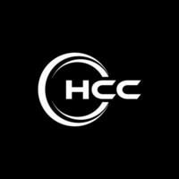 hcc letra logo diseño, inspiración para un único identidad. moderno elegancia y creativo diseño. filigrana tu éxito con el sorprendentes esta logo. vector