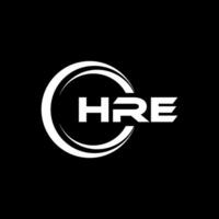 HRE Letter Logo Design, Inspiration for a Unique Identity. Modern Elegance and Creative Design. Watermark Your Success with the Striking this Logo. vector