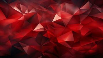 Background red polygon ai photo