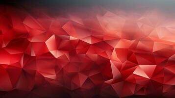 Background red polygon ai photo