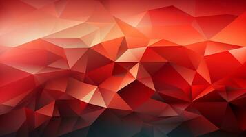 Background red polygon ai photo