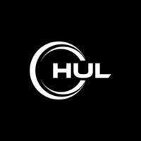 HUL Letter Logo Design, Inspiration for a Unique Identity. Modern Elegance and Creative Design. Watermark Your Success with the Striking this Logo. vector