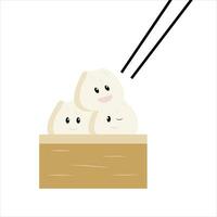 xiao long bao vector