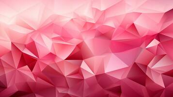 Background pink polygon ai photo