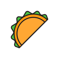 Yummy taco icon png