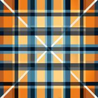 plaid checked pattern seamless fabric textured background modern design vector illustration