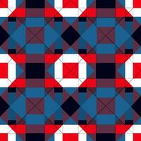 plaid checked pattern seamless fabric textured background modern design vector illustration