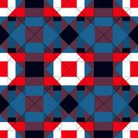 plaid checked pattern seamless fabric textured background modern design vector illustration