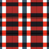 plaid checked pattern seamless fabric textured background modern design vector illustration