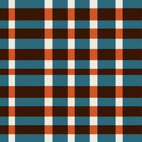 plaid checked pattern seamless fabric textured background modern design vector illustration