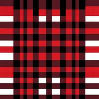 plaid checked pattern seamless fabric textured background modern design vector illustration