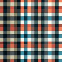 plaid checked pattern seamless fabric textured background modern design vector illustration