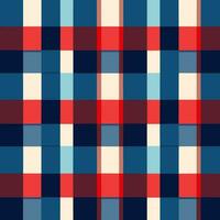 plaid checked pattern seamless fabric textured background modern design vector illustration