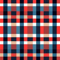 plaid checked pattern seamless fabric textured background modern design vector illustration