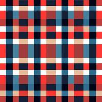 plaid checked pattern seamless fabric textured background modern design vector illustration