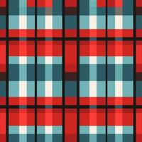 plaid checked pattern seamless fabric textured background modern design vector illustration