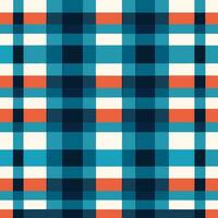 plaid checked pattern seamless fabric textured background modern design vector illustration