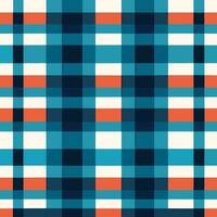 plaid checked pattern seamless fabric textured background modern design vector illustration