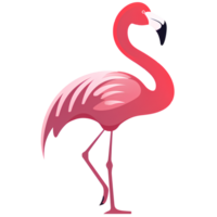 desenho animado flamingo ai generativo png