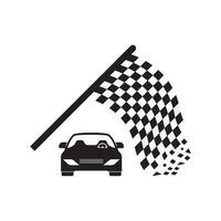Car Racing icon vector