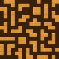 wood block puzzle repeat pattern against a brown background vector