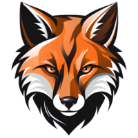 cartoon fox ai generative png