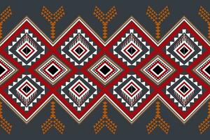 Ethnic Print Fabric Pattern. Geometric seamless ornament for ceramics, wallpaper, textile, web, cards. Ethnic pattern. Border ornament. Native american design, Navajo. Mexican motif, Aztec ornament vector