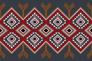 Ethnic Print Fabric Pattern. Geometric seamless ornament for ceramics, wallpaper, textile, web, cards. Ethnic pattern. Border ornament. Native american design, Navajo. Mexican motif, Aztec ornament vector