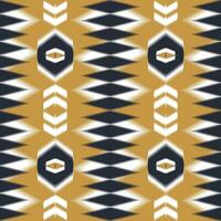 Geometric vector ikat pattern. Ethnic traditional Tribal art Seamless pattern in tribal, folk embroidery, and Mexican style. Aztec geometric art ornament print. Design for carpet, wallpaper, clothing
