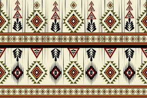 Pattern ethnic design with colors and background for fashion design or other products. vector