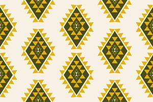 Geometric ethnic oriental seamless pattern thai traditional Design for background,carpet,wallpaper,clothing,wrapping,Batik,fabric,Vector illustration.embroidery style vector