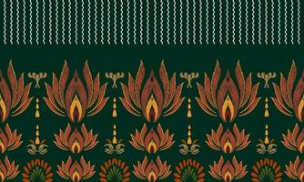 Ikat paisley seamless pattern, traditional seamless pattern, aztec style, embroidery, abstract, vector, design illustration for texture, fabric, print. vector