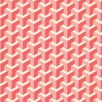 Y shape seamless geometric pink pattern vector