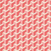 Y shape seamless geometric pink pattern vector