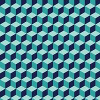 cubic seamless geometric pattern vector