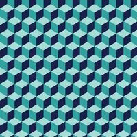 cubic seamless geometric pattern vector