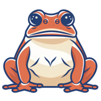 dessin animé grenouille ai génératif png