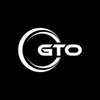 gto logo diseño, inspiración para un único identidad. moderno elegancia y creativo diseño. filigrana tu éxito con el sorprendentes esta logo. vector