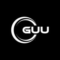 GUU Logo Design, Inspiration for a Unique Identity. Modern Elegance and Creative Design. Watermark Your Success with the Striking this Logo. vector