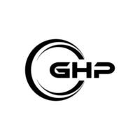 ghp logo diseño, inspiración para un único identidad. moderno elegancia y creativo diseño. filigrana tu éxito con el sorprendentes esta logo. vector