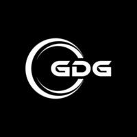 GDG Logo Design, Inspiration for a Unique Identity. Modern Elegance and Creative Design. Watermark Your Success with the Striking this Logo. vector