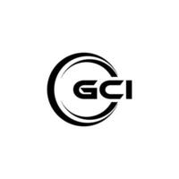 GCI Logo Design, Inspiration for a Unique Identity. Modern Elegance and Creative Design. Watermark Your Success with the Striking this Logo. vector